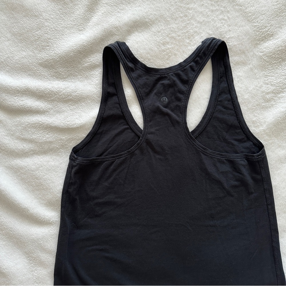 LULULEMON RACERBACK TANK WOMENS  SIZE 6 BLACK - Picture 9 of 15